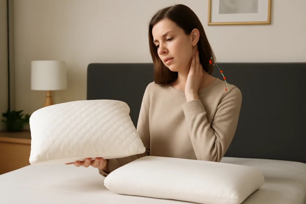 Come scegliere il cuscino giusto per evitare dolori cervicali? Il dettaglio che tante trascurano