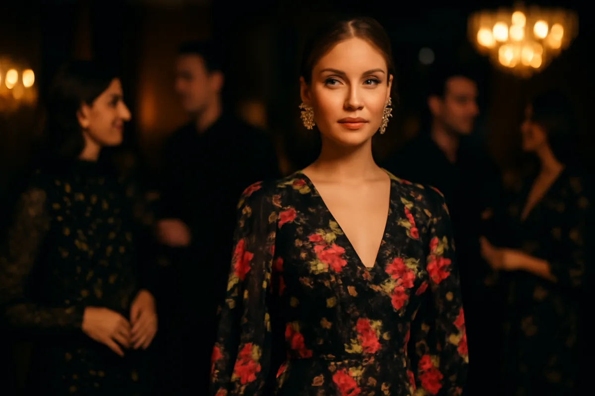 Abiti a fiori in look serale: la guida a non sembrare fuori luogo