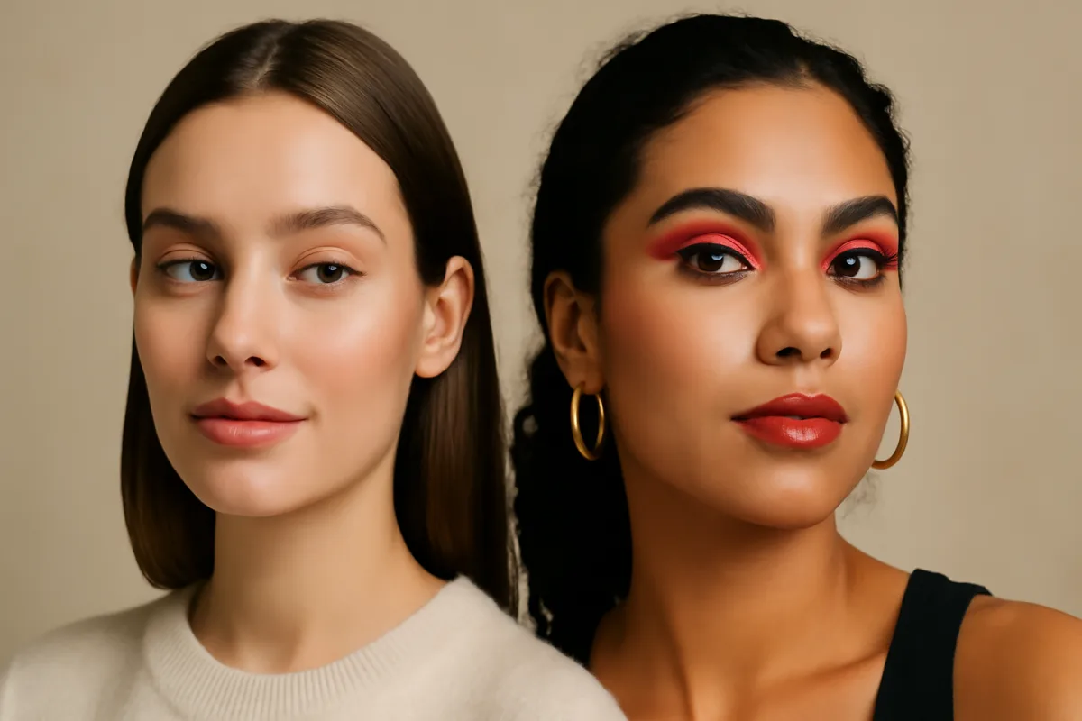 Beauty minimalista o colore audace: come le influencer scelgono il loro stile trucco?